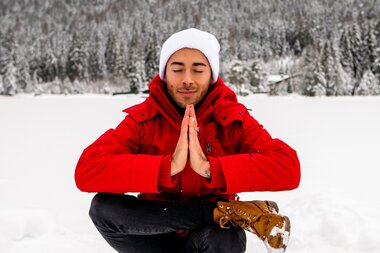 Yoga Camp im Winter | © Katharina Eder Arts 