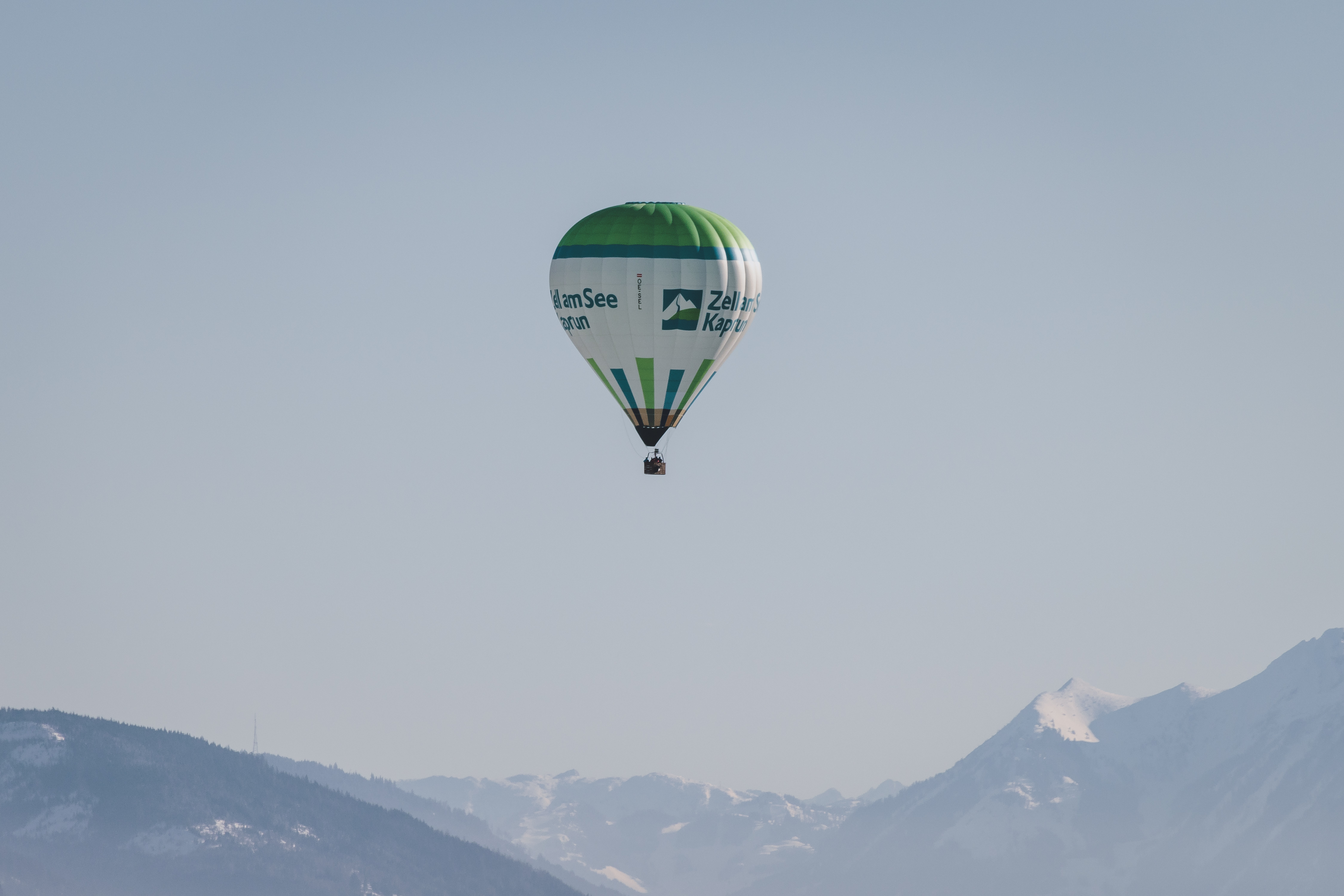 Luftritter im Heißluftballon