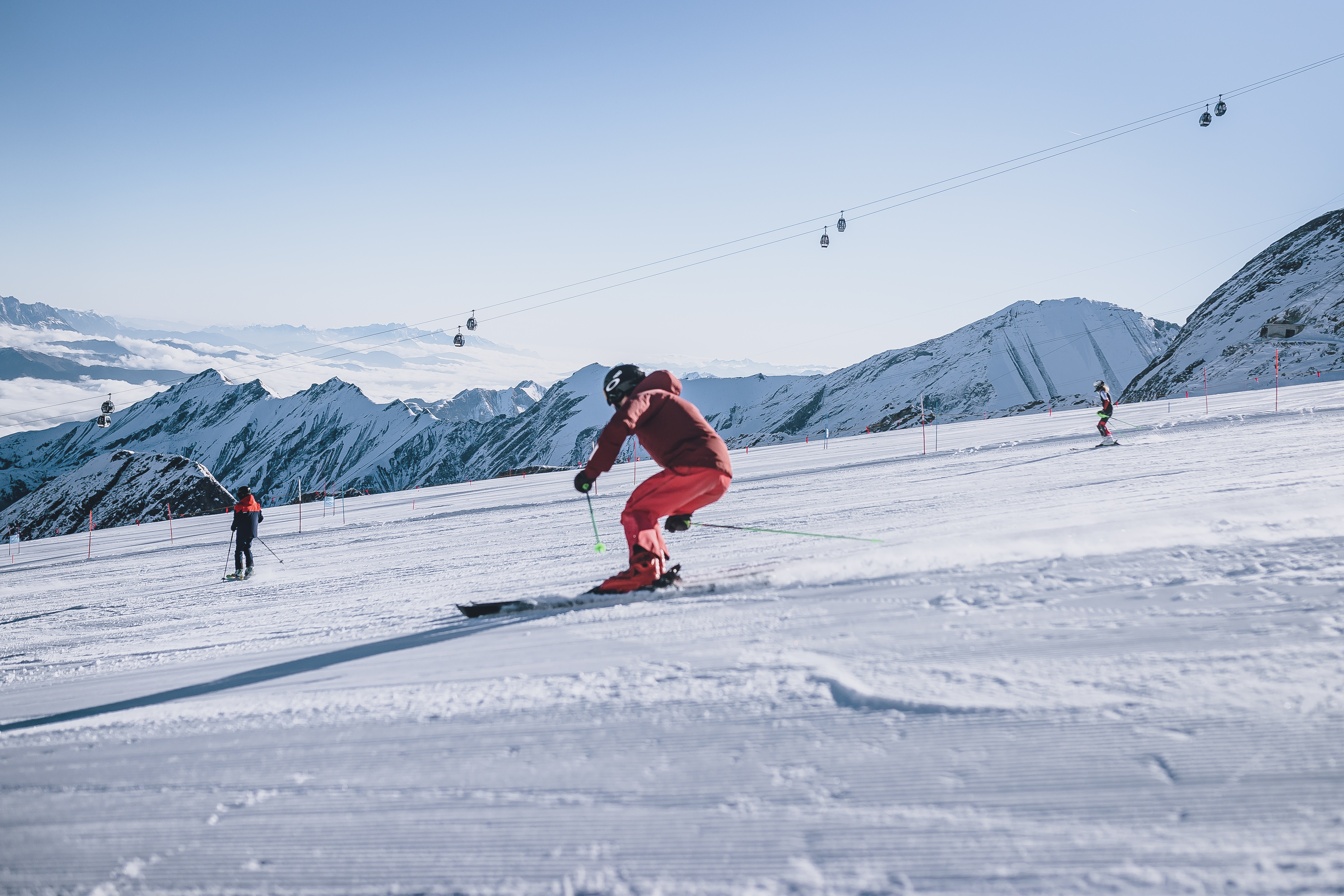 Endlich wieder Ski fahren! | © EXPA, Stefanie Oberhauser