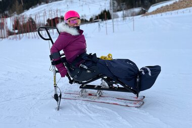  Skiing fun on the Schmittenhöhe | © Up adaptive sports 