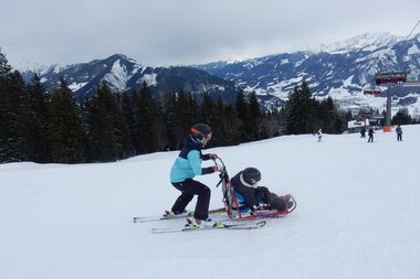 Skifahren auf der Schmittenhöhe | © Up adaptive sports 