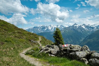Faszinierender Blick auf die Berglandschaft der Alpen | © Best Mountain Artists, Saalbach-Hinterglemm