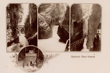Historical recordings of the gorge in Kaprun | © Zell am See-Kaprun