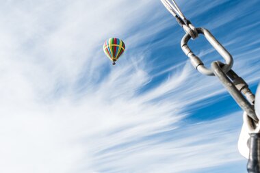 Winterliche Ballonfahrt über den Wolken von Salzburg | © Zell am See-Kaprun Tourismus