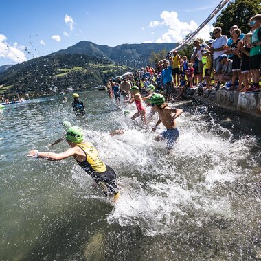 Schwimmen und Laufen: IRONKIDS in Zell am See-Kaprun | © Johannes Radlwimmer