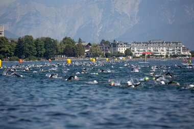 Athletic performance of the swimmers at the IRONMAN | © Gert Steinthaler
