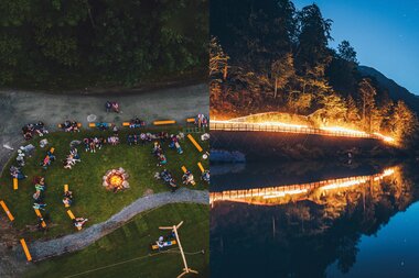 Evening event at Sigmund Thun Gorge | © EXPA FEI