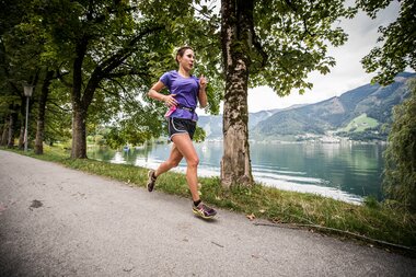 Running at Lake Zell | © Harald Wisthaler