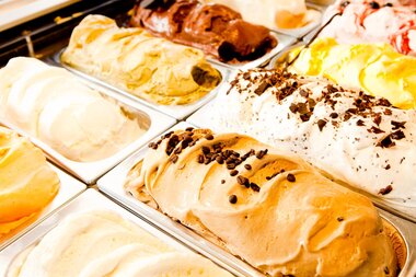 Many varieties of delicious ice cream | © Seegasse