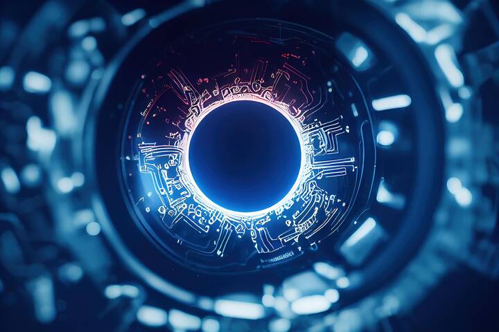 Futuristic image of a technological ring with glowing digital circuits and cyber design. | © Brian Penny auf Pixabay