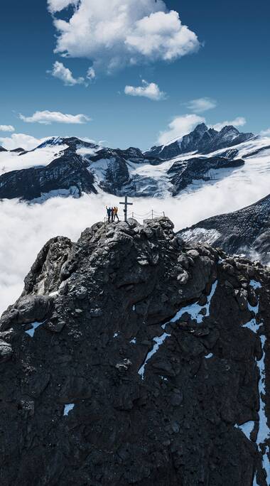 Aerial view of the Kitzsteinhorn summit | © Kitzsteinhorn