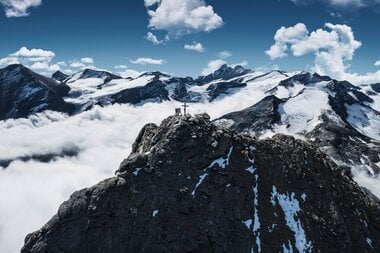 Luftaufnahme Gipfel Kitzsteinhorn | © Kitzsteinhorn